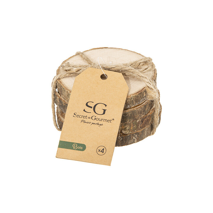 Rondins de bois - 10 cm - lot de 4 | Le Géant de la Fête