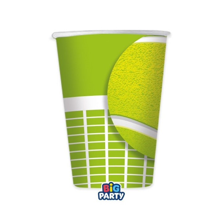 Gobelets - Filet de Tennis - lot de 8 | Le Géant de la Fête