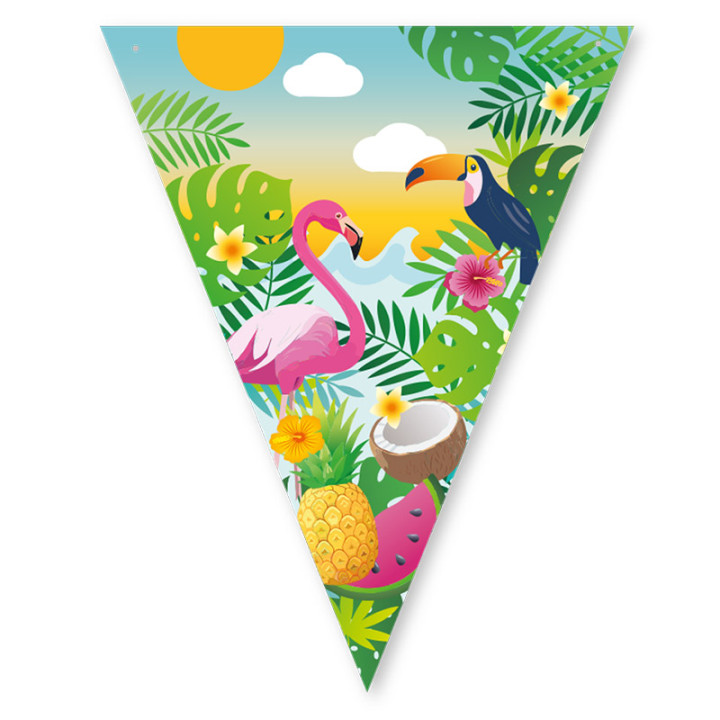 Guirlande à pavillons "Aloha" - Hawaï - 6 m | Le Géant de la Fête