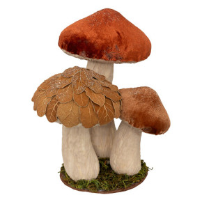 Champignons x3 sur socle en velours | Le Géant de la Fête