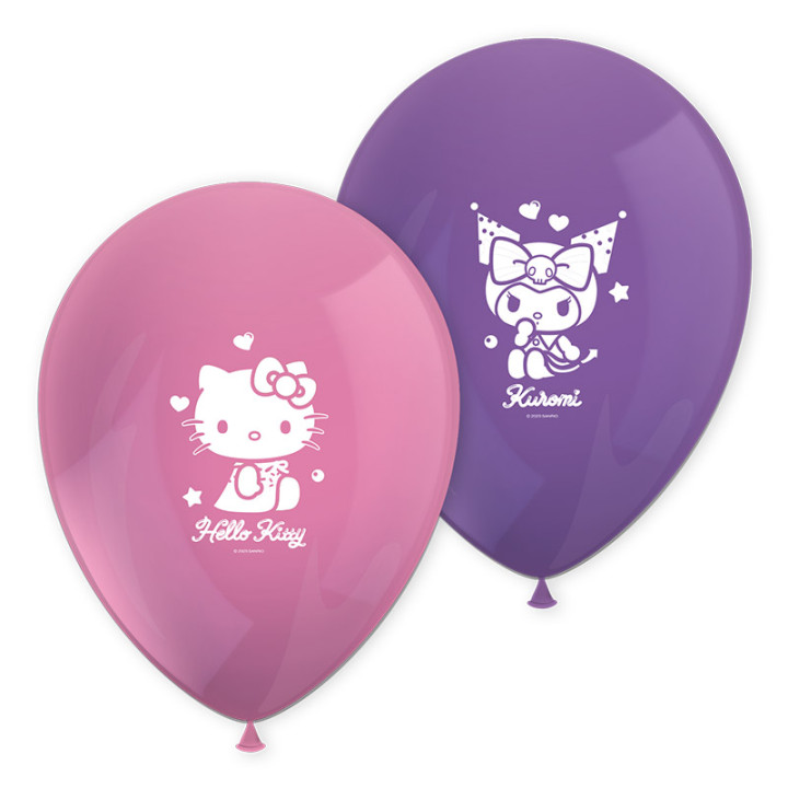 Ballons - Hello Kitty - lot de 8 | Le Géant de la Fête