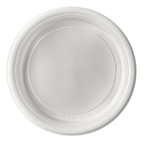 Assiettes réutilisables - 22 cm - lot de 25 - Blanc | Le Géant de la Fête