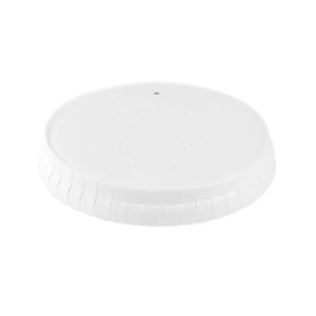 Couvercles en carton pour gobelets - lot de 24 - Blanc | Le Géant de la Fête