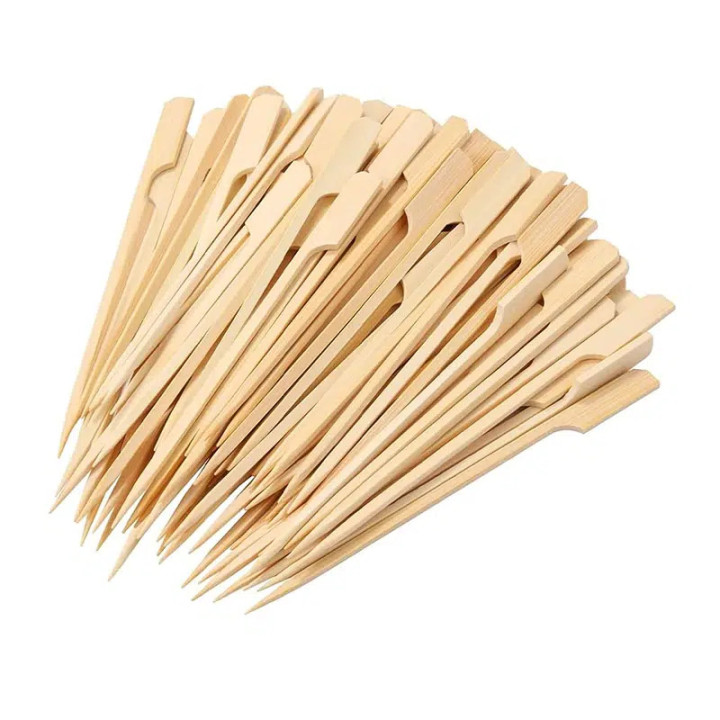 Piques plat en bambou - 20 cm - lot de 250 | Le Géant de la Fête