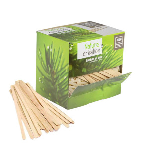 Touillettes en bois - 11 cm - lot de 1000 | Le Géant de la Fête