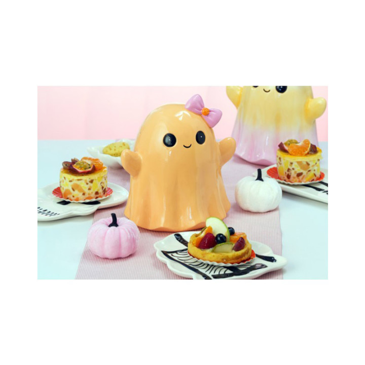 Citrouille en velours - Halloween Girly - Moyen modèle - Rose | Le Géant de la Fête
