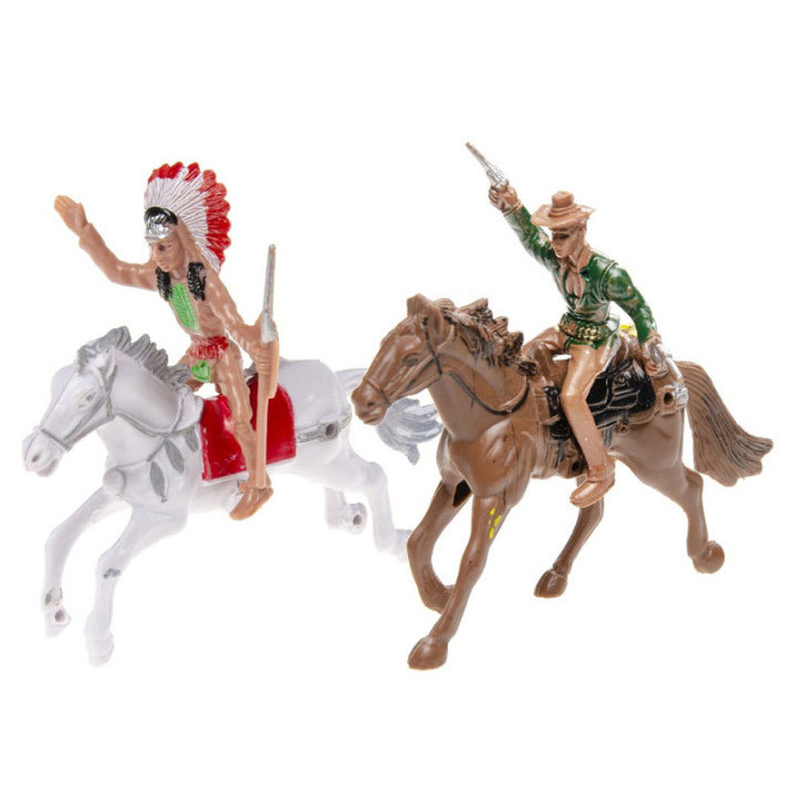 Cheval et cowboy ou indien | Le Géant de la Fête