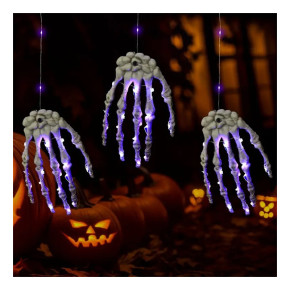 Main squelette lumineuse | Le Géant de la Fête