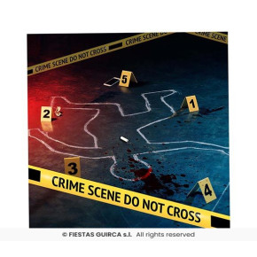 Set de scène de crime - 7 pièces | Le Géant de la Fête