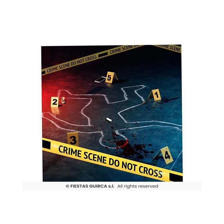 Set de scène de crime - 7 pièces | Le Géant de la Fête