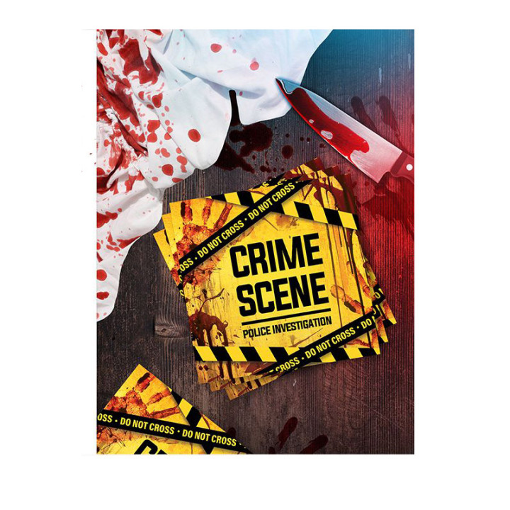 Serviettes - Scène de crime - lot de 20 | Le Géant de la Fête