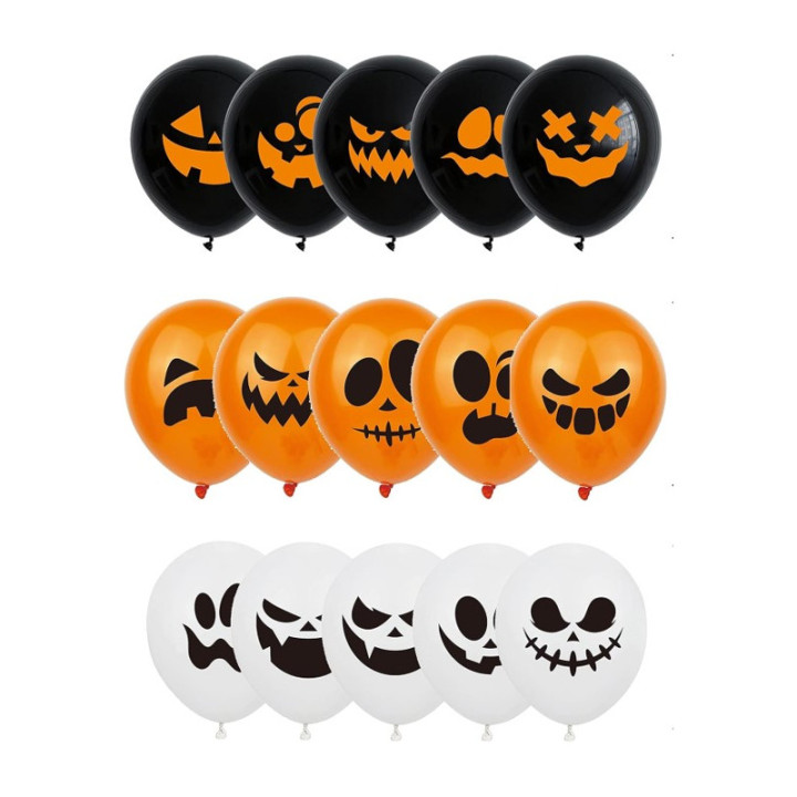 Ballons de baudruche - Halloween Mix - lot de 15 | Le Géant de la Fête