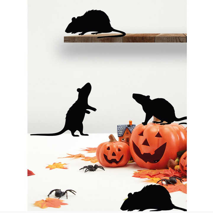 Silhouettes de rats - 4 pièces | Le Géant de la Fête