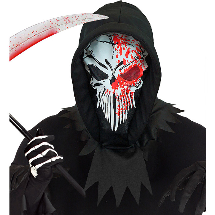 Masque de visage à capuche - Faucheur sanglant | Le Géant de la Fête