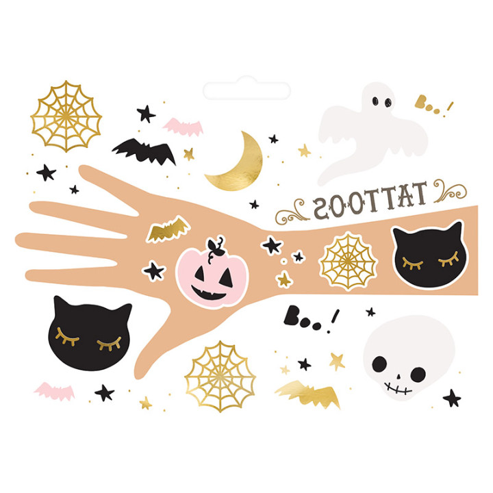 Tatouages - Halloween Girly | Le Géant de la Fête