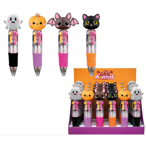 Mini stylo 4 couleurs - Lili Monster | Le Géant de la Fête