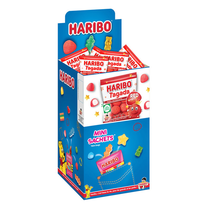 Bonbons - Tagada - 30 sachets de 30 grs - Haribo | Le Géant de la Fête