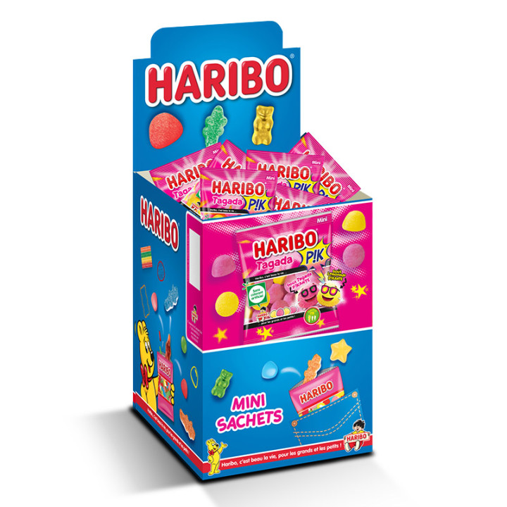 Bonbons - Tagada Pik - 30 sachets de 40 g - Haribo | Le Géant de la Fête