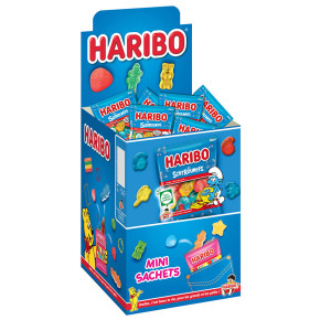 Bonbons - Schtroumpfs - 30 sachets de 40 g - Haribo | Le Géant de la Fête