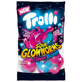 Bonbons - Sour Glow Worms - 75 g - Trolli | Le Géant de la Fête