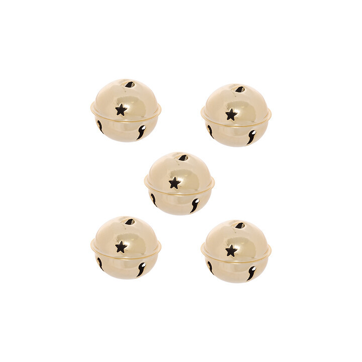 Grelots - 5 cm - lot de 5 - Doré | Le Géant de la Fête