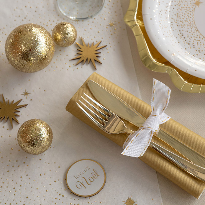 Confettis de table - Ornement étincelant - lot de 10 - Blanc | Le Géant de la Fête