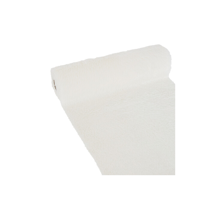 Chemin de table - Fourrure - 3 m - Blanc | Le Géant de la Fête