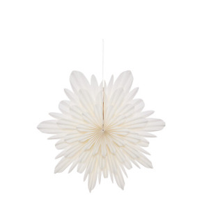 Suspension - Fleur - 50 cm - Blanc | Le Géant de la Fête