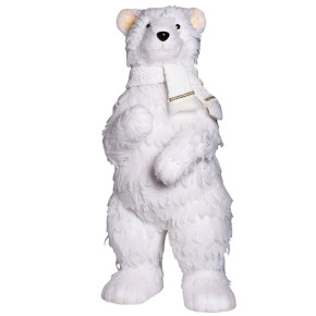 Ours debout à écharpe - 78 cm | Le Géant de la Fête