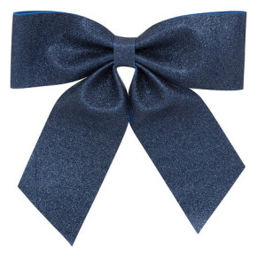 Noeud pailleté - 39 cm - Marine | Le Géant de la Fête