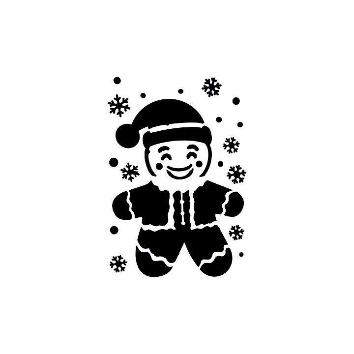 Pochoir de Noël - Personnage de Noël | Le Géant de la Fête