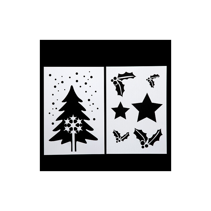 Pochoirs de Noël - 2 pièces | Le Géant de la Fête