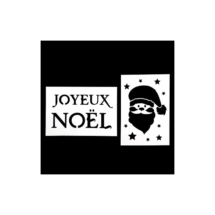 Pochoirs de Noël - 2 pièces | Le Géant de la Fête