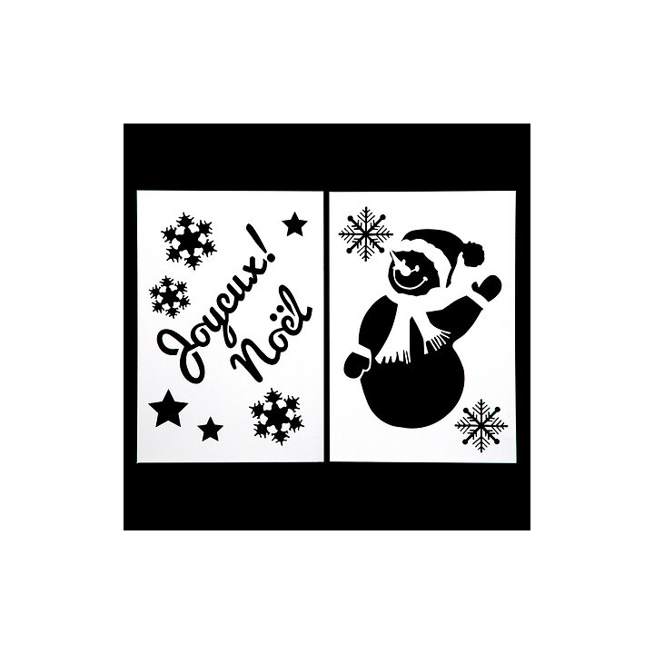 Pochoirs de Noël - 2 pièces | Le Géant de la Fête