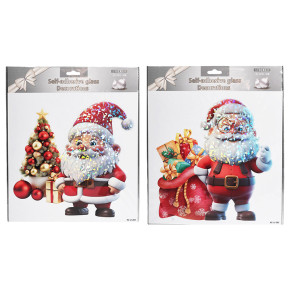 Décoration de vitre - Père Noël Humo | Le Géant de la Fête