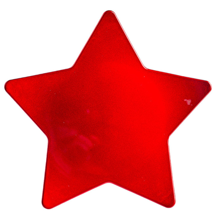 Plat de présentation - Étoile - Rouge | Le Géant de la Fête