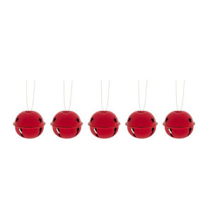 Grelots - 5 cm - lot de 5 - Rouge | Le Géant de la Fête