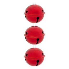 Grelots - 8 cm - lot de 3 - Rouge | Le Géant de la Fête