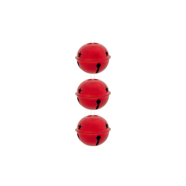 Grelots - 8 cm - lot de 3 - Rouge | Le Géant de la Fête