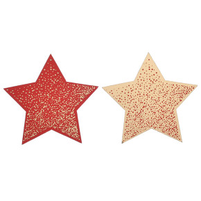 Confettis de table en étoiles - Noël Étincelant - lot de 12 | Le Géant de la Fête