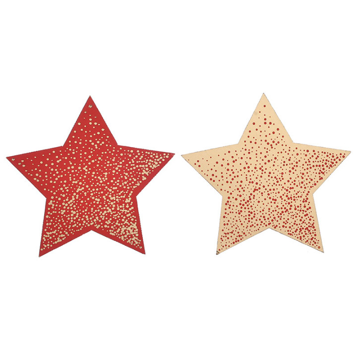 Confettis de table en étoiles - Noël Étincelant - lot de 12 | Le Géant de la Fête
