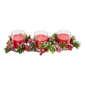 Set de 3 bougeoirs - Feuillage - Tradition | Le Géant de la Fête