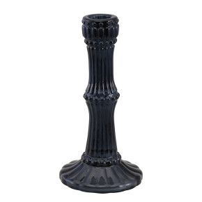 Bougeoir chandelier - Droit - 18 cm - noir | Le Géant de la Fête