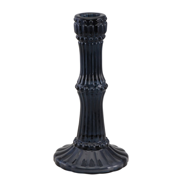Bougeoir chandelier - Droit - 18 cm - noir | Le Géant de la Fête