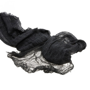 Tissu en lambeau - 76 cm x 1.83 m - Gris foncé | Le Géant de la Fête