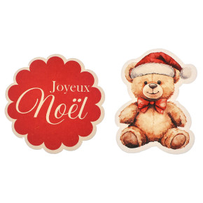 Confettis de table - Teddy Noël - lot de 25 | Le Géant de la Fête