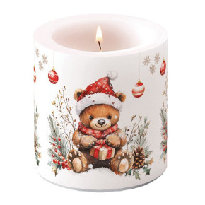 Bougie - Ourson et cadeaux | Le Géant de la Fête