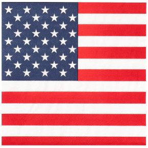 Serviettes - American Party - lot de 20 | Le Géant de la Fête