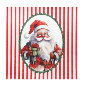 Serviettes cocktail - Père Noël des merveilles - lot de 20 | Le Géant de la Fête
