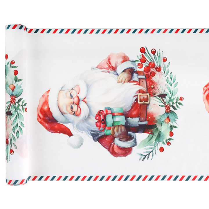 Chemin de table - Père Noël des merveilles - 2.5 m | Le Géant de la Fête
